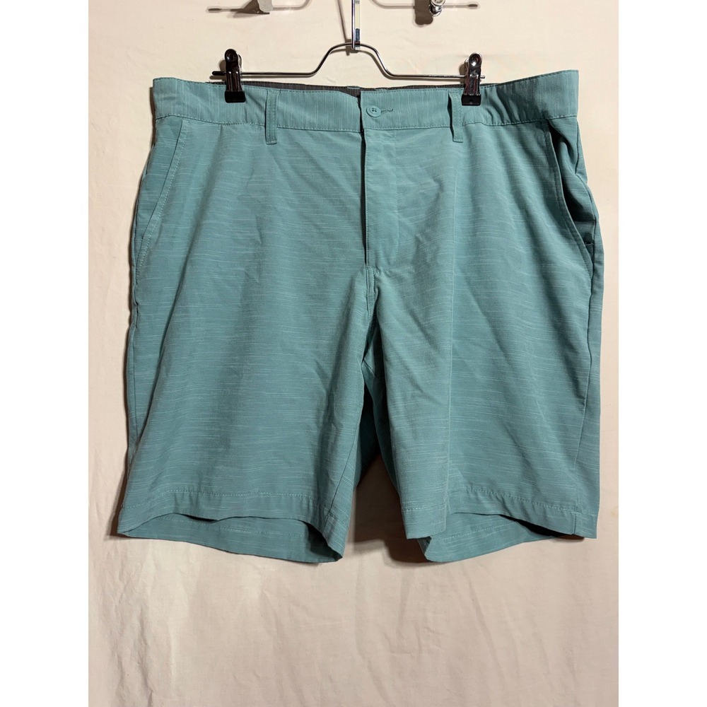 Ron Jon Surf Shop Mens Aqua Hybrid Shorts Size 38 Blue Teal XE9823-RO Stretch
